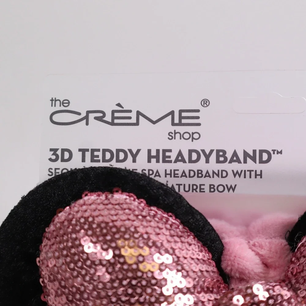 The Creme Shop x Disney 3D Teddy Headyband Sequin Plushie in 